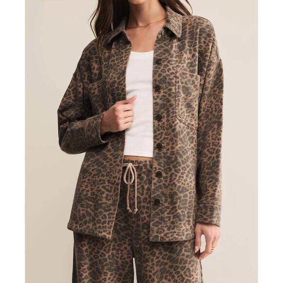Z SUPPLY Tops - NEW Z SUPPLY all day knit jacket in leopard